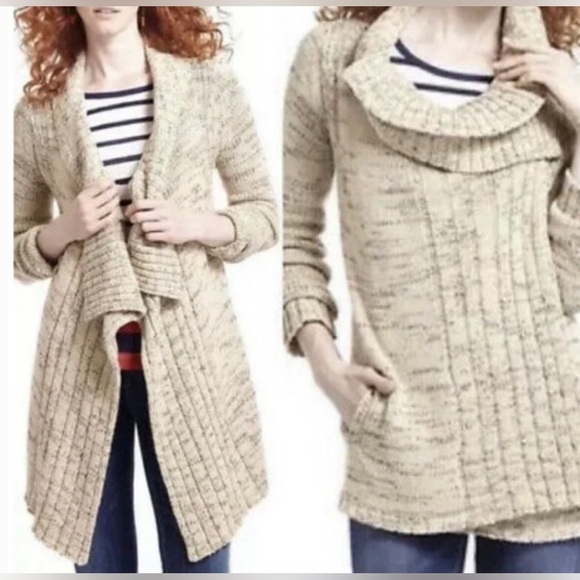 Anthropologie | Little Yellow Bird | Cardigan Duster | XS - Picture 8 of 9